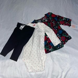 Carters 3 piece outfit size 3month